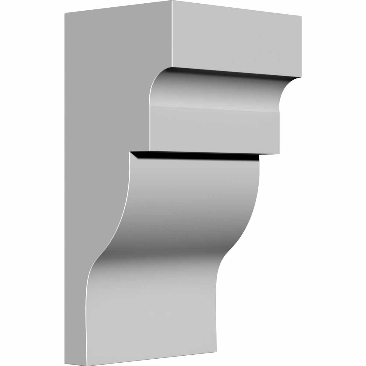 Corbeau Wigan blanc BKT05X04X10WG pour fixer solidement une étagère sans fléchir