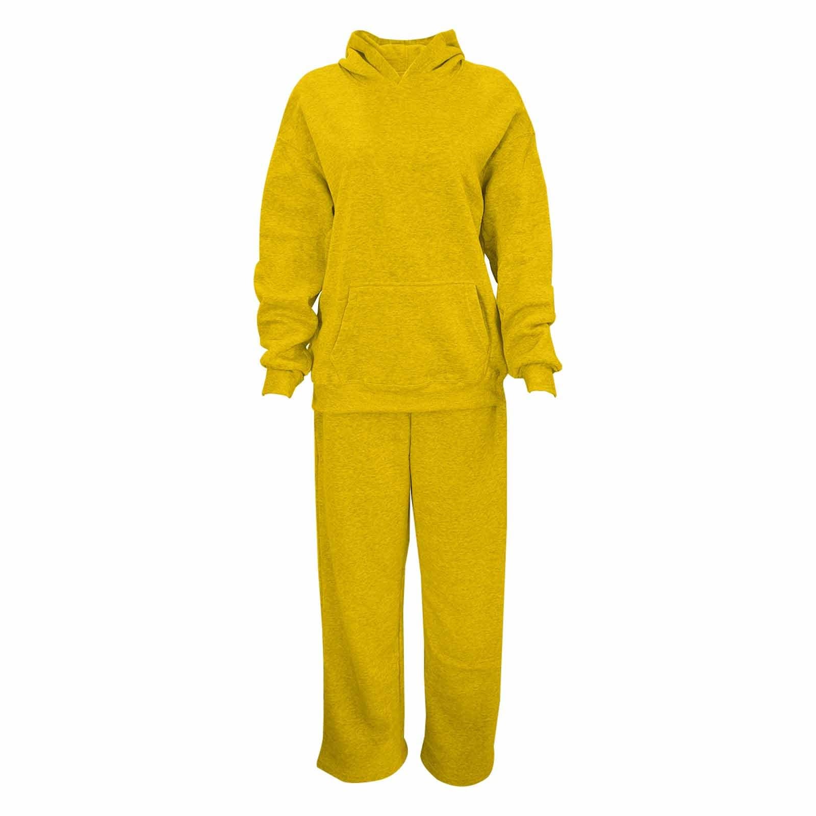 Tuta Donna Sportiva Invernale Felpa con Cappuccio E Pantaloni