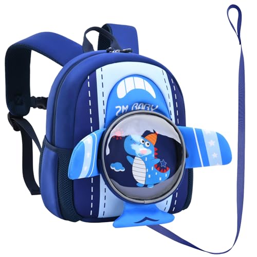 Padgene Toddler Backpacks Kids Preschool Backpack Waterproof Neoprene Animal Schoolbag Lunch backpack 3D Cartoon Mini Travel Bag for Boys Girls Ages 2-5 by Padgene - Used condition - Image 6