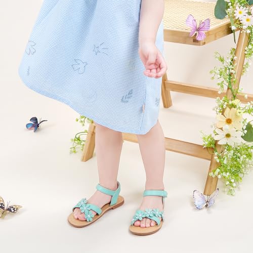 Image of GINFIVE Toddler Girls Sandals Girls Toddler Sandals Little Girls Kids Shoes