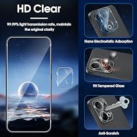 Lutree für Oppo Reno 13 5G für Panzerglas Schutzfolie, 2+2 Stück Schutzglas + Kameraschutz Folie, 9H Härte HD Displayschutz Bläschenfrei Anti- Kratzer Displayfolie – Ansicht 7