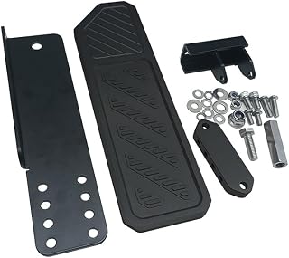 Automobile parts Suitable 18-22 JL Fit For Wrangler rest pedal cab plate gasoline 4XE general accessories Durable(Black)