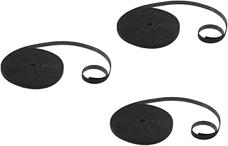 OSALADI 3 Rolls Cord Organization Straps Dsl Cable Self Adhesive Cord Organizer Strip Reusable Cable Organizers Black Cable Ties Wire Cable Nylon Sticky Stick Fasten