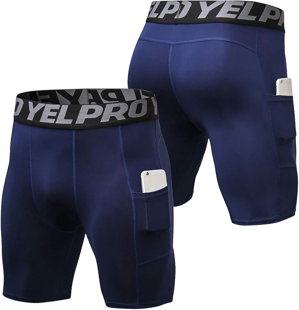 Lixada Men's Elastic Shorts Pants Performance Sports Baselayer Cool Dry Tights Active Workout Underwear : Clothing, Shoes & Jewelry