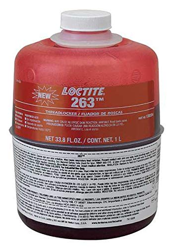 Threadlocker 263, 1L Bottle, Red