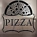 Zykang Wandaufkleber Wandaufkleber Pizza Aufkleber Lebensmittel Aufkleber Poster Vinyl Kunst Wandaufkleber Dekorative Wandbild Pizza Aufkleber
