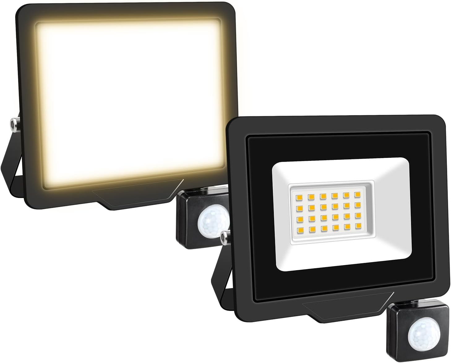 Willpower 2pcs Outdoor LED Floodlights 200W 20000LM LED Security Lights - View #10