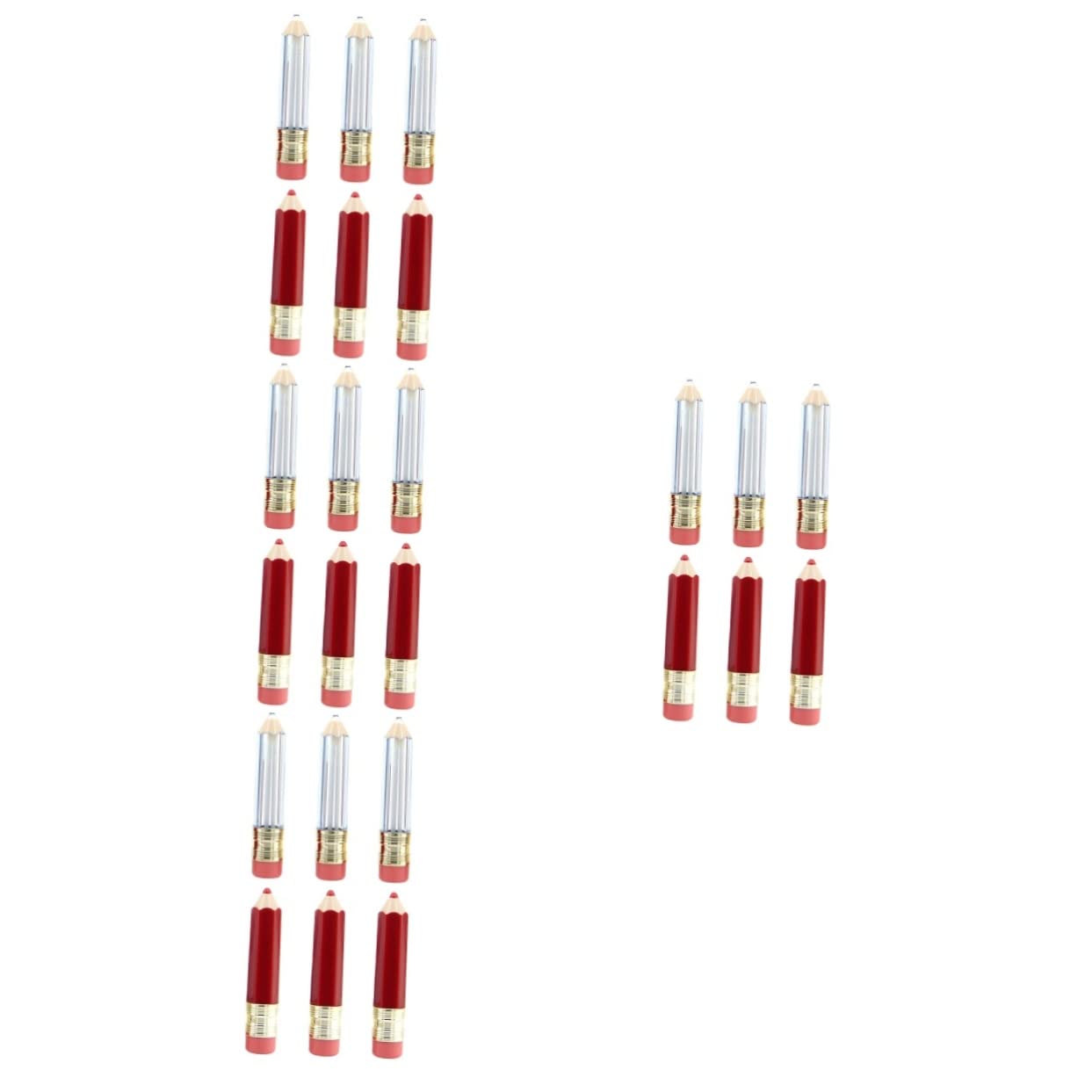 BESTYASH 4 Sätze Diy Lip Gloss Hohlrohr Material Lippenfüller Glanz Röhren Füllung Leer Getönt Leckerer Lipgloss Flasche Lippentönung Schönheit Behälter Plastik 6 Stück * 4