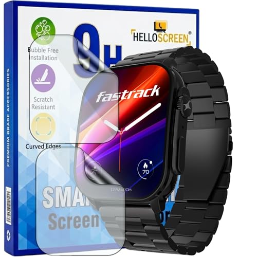 Image of 2-Pack Screen Protector for Fastrack Astor FS2 Pro 1.96 inch Smartwatch - Flexible TPU Screen Guard, HD Clear, Anti Scratch, Bubble Free, Full Coverage Film - Not Tempered Glass
