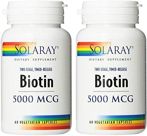 2本セット ビオチン ビタミンh 5000mcg 2段階タイムリリース型 60粒 海外直送品 Solaray ビオチン Amazon 2本セット ビオチン ビタミンh 5000mcg 2段階タイムリリース型 60粒 海外直送品 Solaray ビオチン Amazon