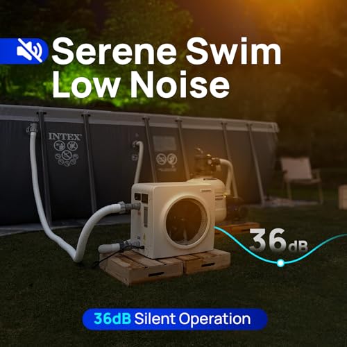 AQUASTRONG Swimming Pool Heat Pump,Electric Pool Heater for Above Ground and Inground Pool,Heating and Cooling Pool Heater Pools Up to, 3000 Gallons