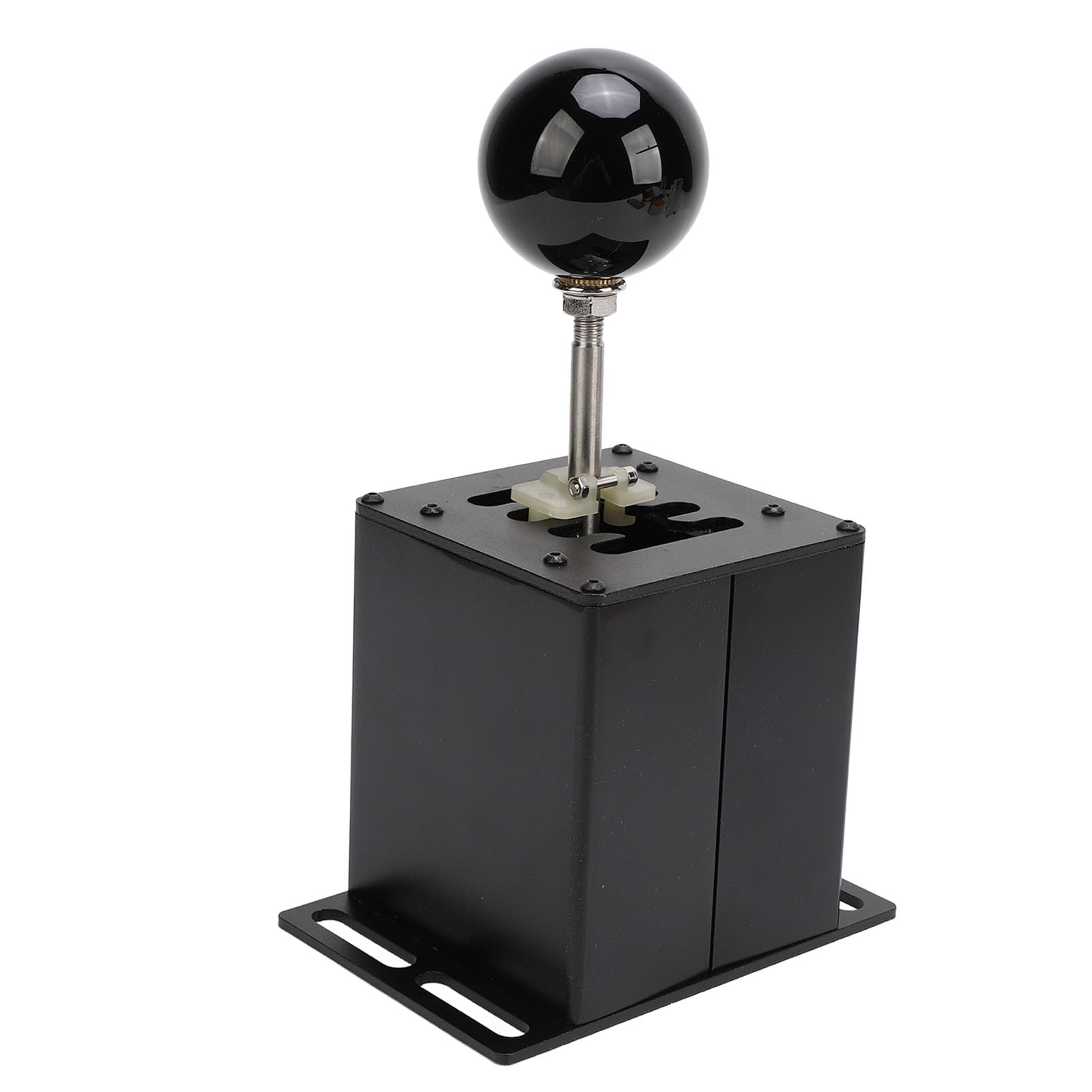 FAUOSWUK Simulatore di Gioco di Corse USB con Marcia 7+R H Altamente Simulato per Volante G29 G27 G25 G920 T300RS GT, Plug and Play, per Appassionati di Giochi di Corse, Lega di Alluminio Nero