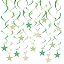 Glitter Star-mixed Green