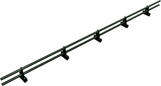 Parotec SCHNEEFANGROHR-Set 3m für Falzblech – 2 Rohre, 5 Halter Dunkel Grün