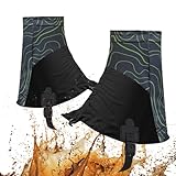 Polainas Ajustables a Prueba de, 1 par de Botas Transpirables, para Correr, Desierto, Camping, Viajes, montañismo, Caza al Aire Libre