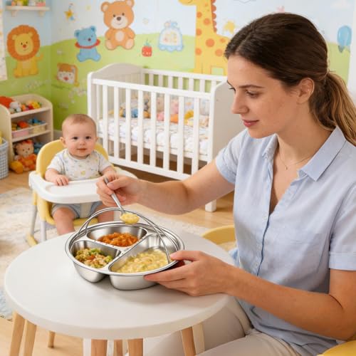 Bandeja porta alimentos con compartimentos para tus picnics en el parque 4