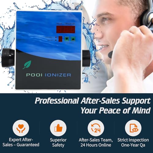 444301 Pool ionizer System, Pool Purifier with Active Level Control for In-Ground and Above-Ground Pools, Hot Tubs by SFYJZJUUS - Used condition - Image 4