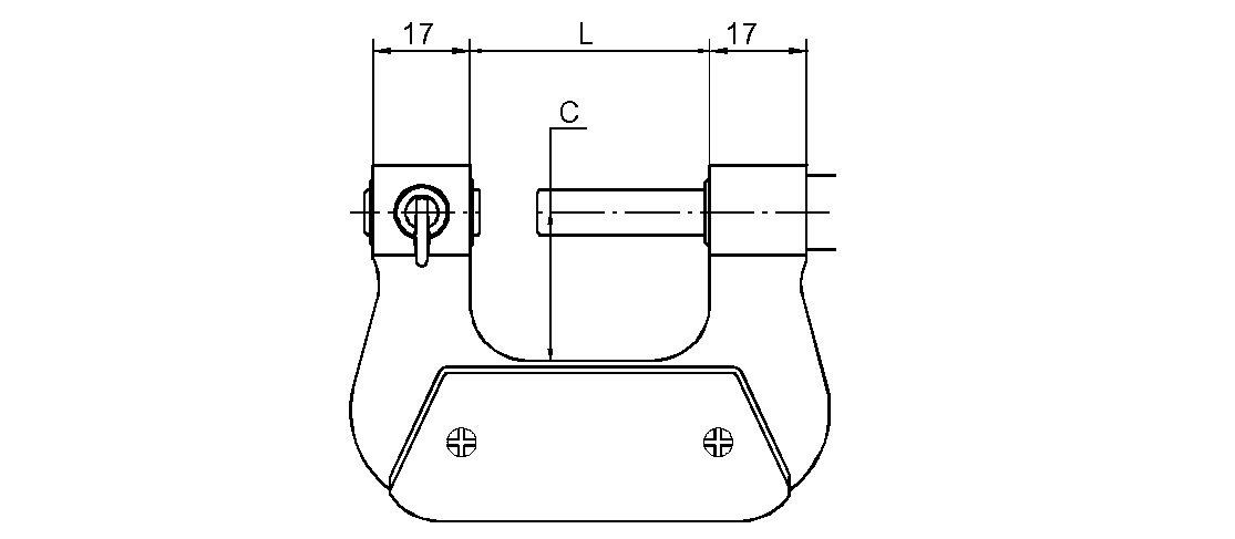 CNC QUALITÄT Universal Digital-Bügelmessschraube Messbereich 150-175 mm - inklusive 7 Paar auswechselbare Messeinsätze