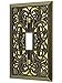 Amerelle, 65TAB, Placca Copripresa In Filigrana, 1 Interruttore, Ottone Anticato - 3