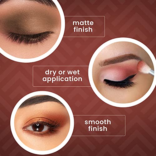 Ccolor Cosmetics - Sundown, 15-Color Eyeshadow Palette, Highly Pigmented, Long-Wearing, Easy-To-Blend, Neutral Bronze Matte, Metallic & Shimmer Eye Shadow, Professionally Formulated Eye Makeup #TOP4