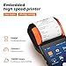 MUNBYN POS Printer with Charger Dock, PDA 58mm Receipt Printer Android 7.1 POS Handheld 5.45