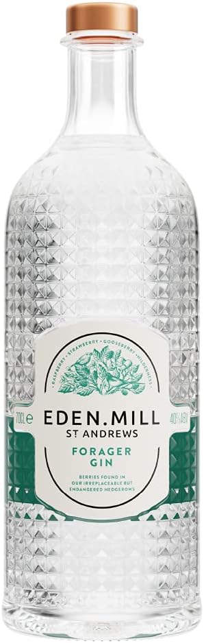 Eden Mill St Andrews Premium Range Forager Gin, 70CL - Raspberry, Strawberry, Gooseberry, Wilderness 40% ABV