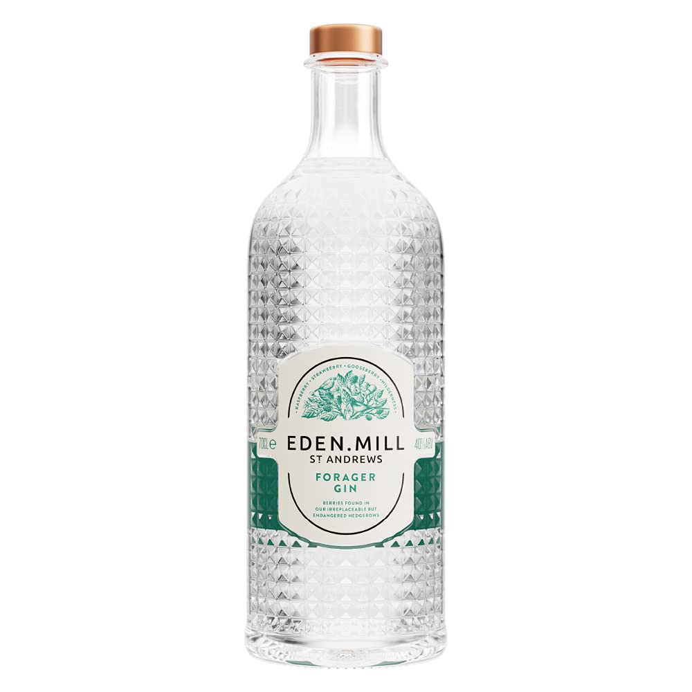 Eden Mill St Andrews Premium Range Forager Gin, 70CL - Raspberry, Strawberry, Gooseberry, Wilderness 40% ABV