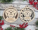 Personalized Dog Keepsake Ornament for Christmas Tree, Custom Breed Xmas Decoration, Handmade Keepsake Holiday Gift for Dog Owner, 150 Breeds to Choose From (Maltese V2) -  Laser Etchpressions