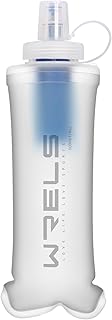 WRELS Faltbare Wasserfilterflasche – 500 ml Ultraleichte Soft Flask mit Filter,Wasserfilter Outdoor für Camping, Wandern, Backpacking und Trailrunning