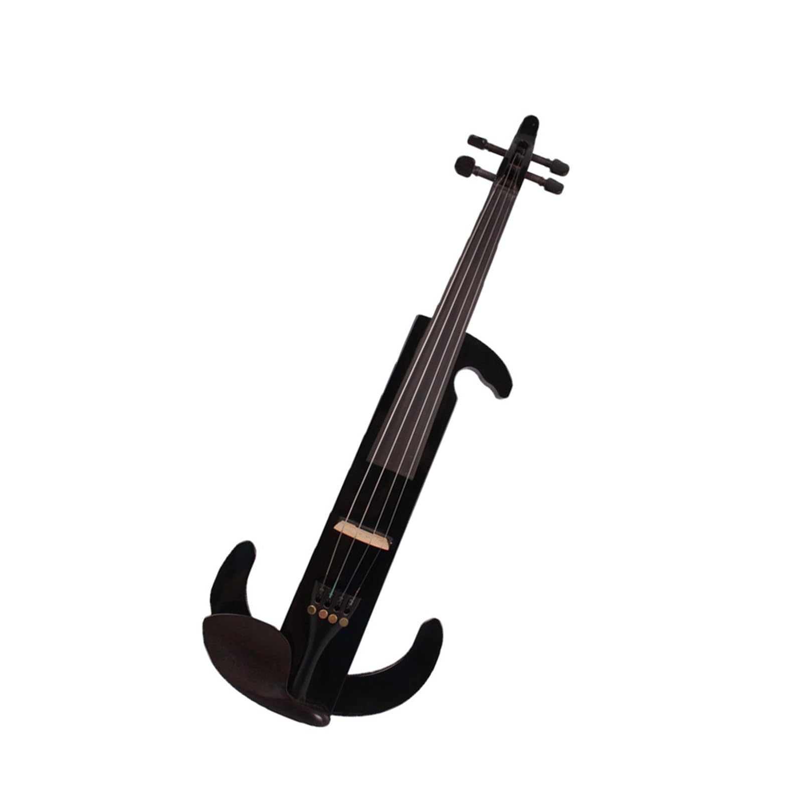 Violon Électrique 4/4 Adulte Professionnel Jouant Instrument À Cordes Noir Ou Blanc Instruments À Cordes Du Violon(Black)