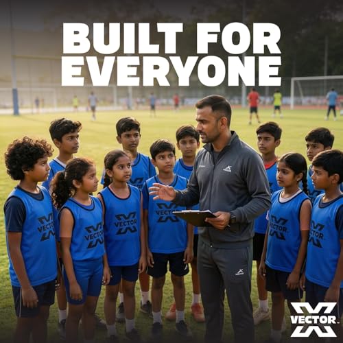 Image of Vector X 100% Polyester Mesh High sweat absorbent Training Bibs | Ideal for Foot ball Soccer Basketball Volleyball, Track and Field Play | Lightweight Scrimmage Vests Pennies