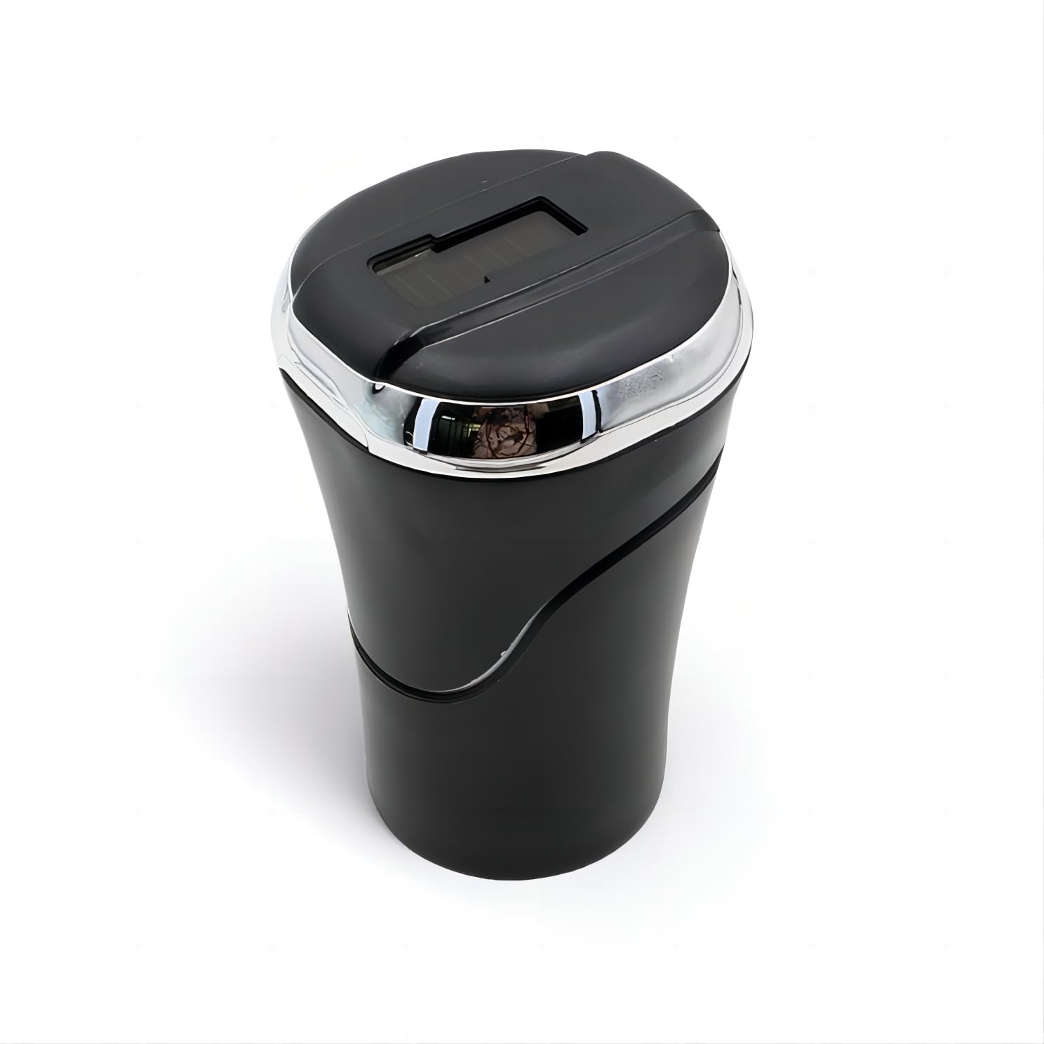 LXQTAO Car Ashtray - Solar-Powered, Lid-Lighted, Debris-Free, Auto-Lighting Ashtray - Designed for On-the-go Cigar Lovers