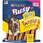 Purina Busy With Beggin' Made in USA Facilities Small/Medium Breed Dog Treats, Twist'd - 10 ct. Pouch