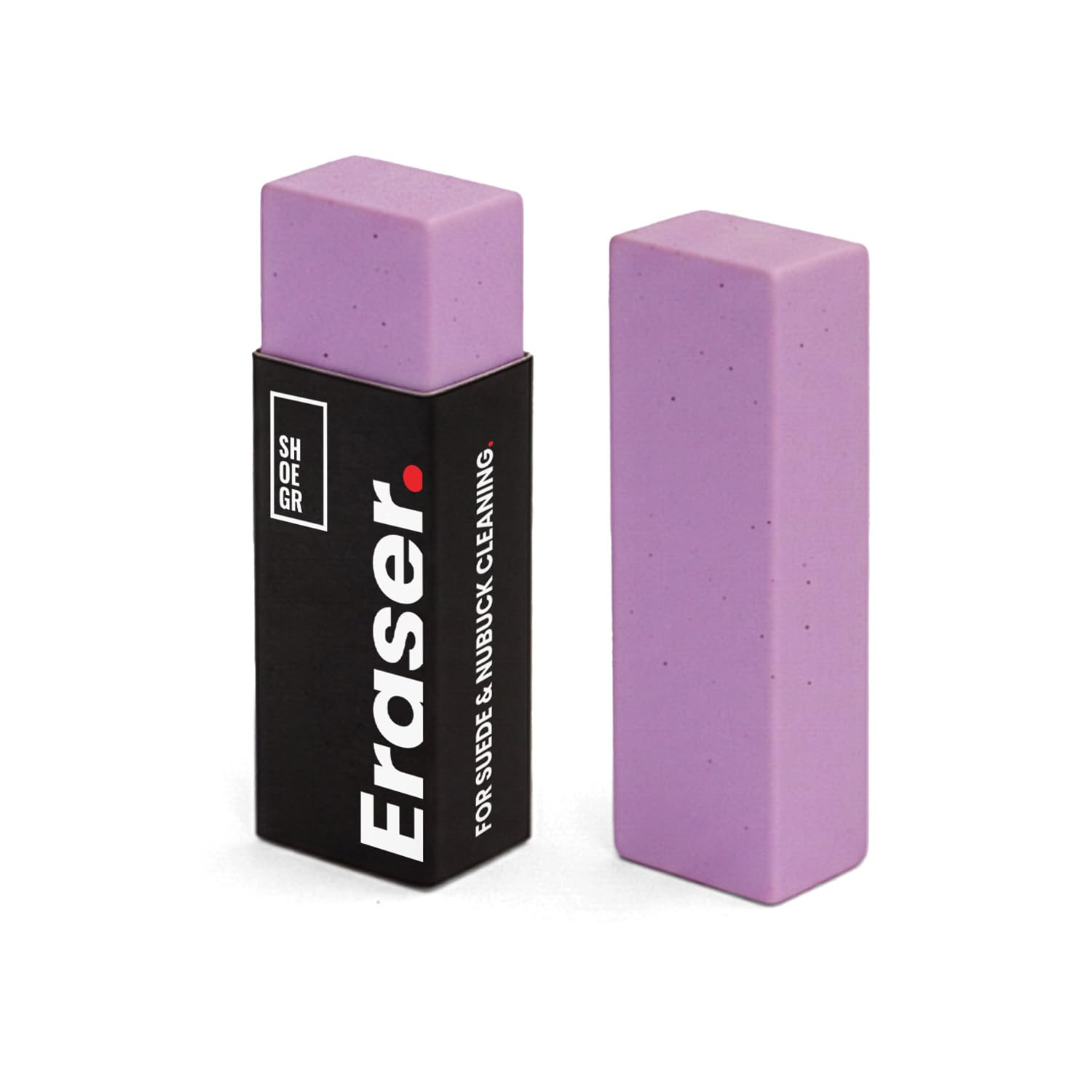 SHOEGR ProSuede Eraser for Suede &amp; Nubuck Cleaning | Water-Free Stain &amp; Scuff Remover | Dry Cleaning Eraser with Protectiv