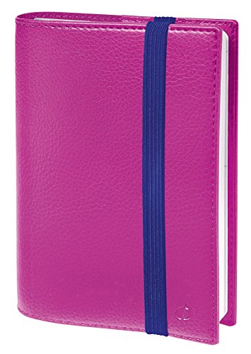 Quo Vadis 539049Q Time & Life TIME&LIFE Pocket avec élastique Agenda civil Semainier Année 2020 10 x 15 cm Rose