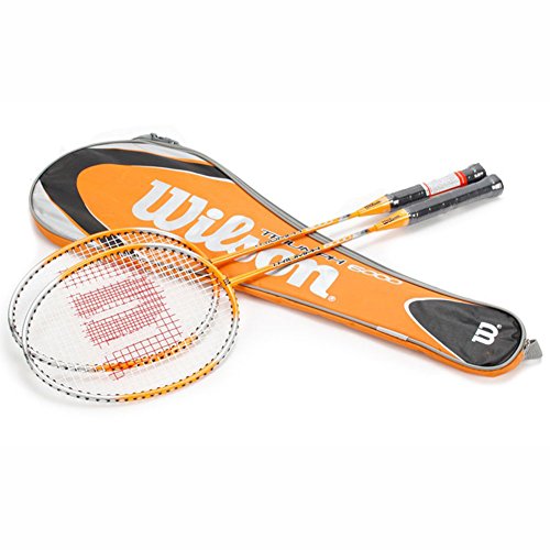 [Wilson] Triumph 6000 Badminton Racket Orange 675Mm 100G Racket 2P + Case 1P For Beginner #TOP6