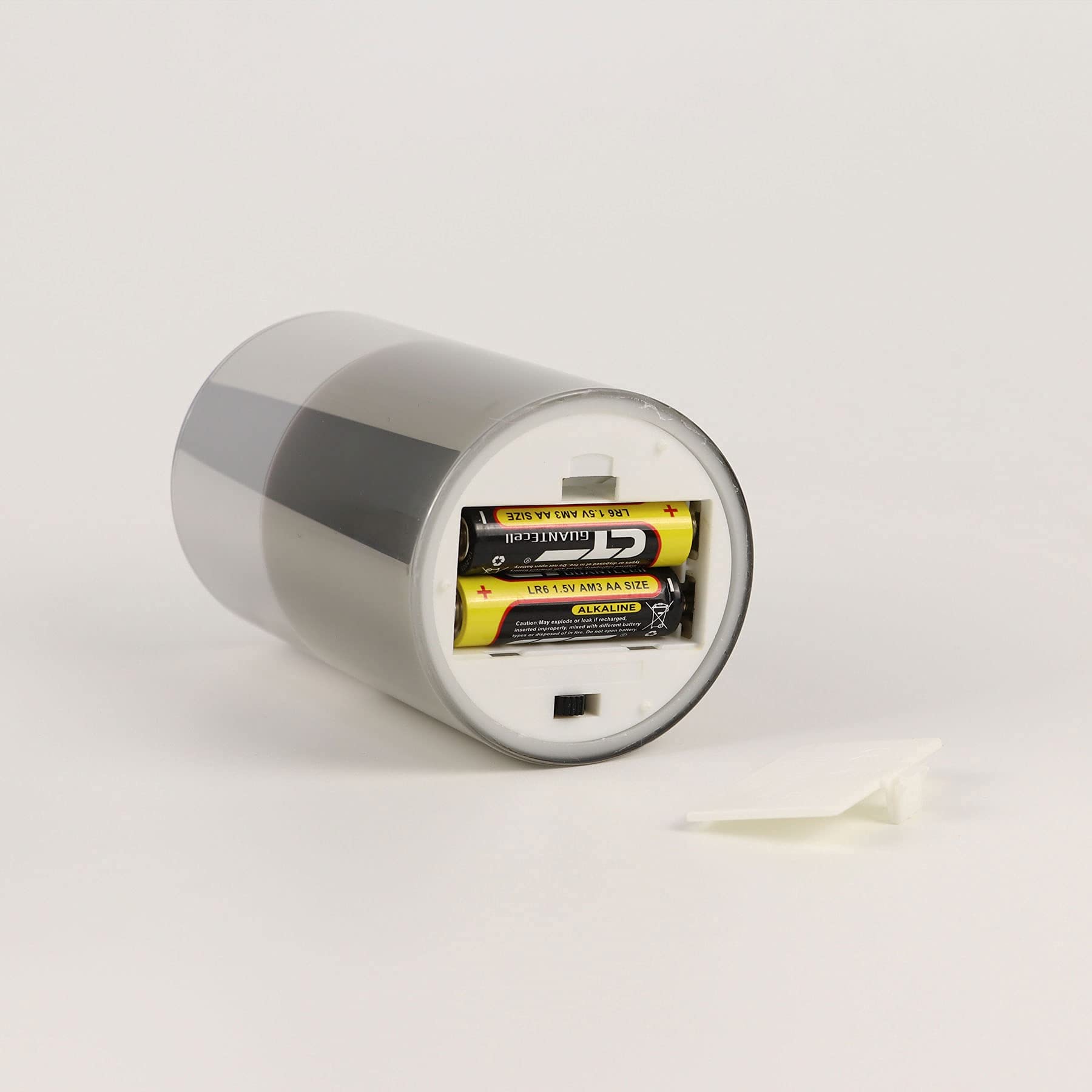 Rhytsing Gray Glass Battery Operated LED Candles with Remote, Flameless