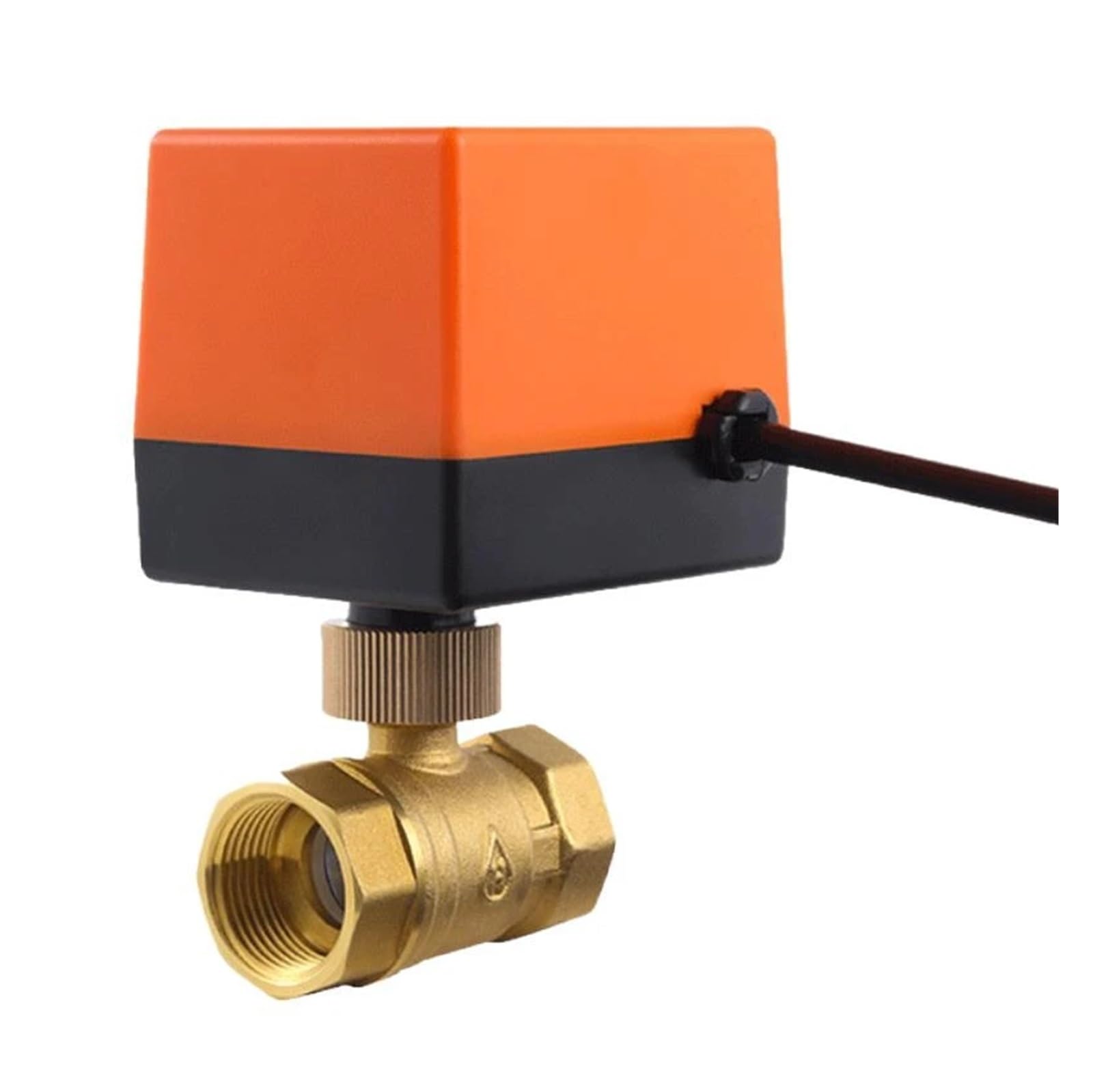 Válvula de bola eléctrica de 1-1/2 de latón 12VDC para control automático de agua