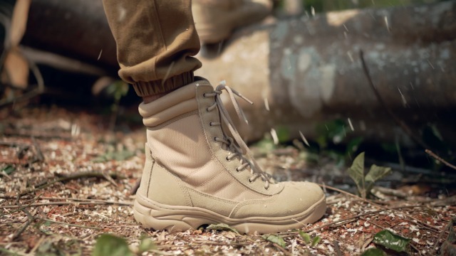 Stivali Da Lavoro Tattici NORTIV 8 Uomo - In Pelle Con Cerniera Laterale, Taglia 47, Nero - Foto 7