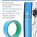 KMRDND Tubeless Bike Rim Tape 700C Advanced, Width 21/23/25/27/29/32/35 mm x Length 10 m, Bicycle Rim Protection Strips Liner for MTB/Road Bike Rim Blue (Width 29mm)