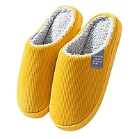Pantuflas de Peluche con Punta Cerrada Zapatillas Clidas para Mujer de Casa Zapatillas Casuales Antideslizantes Deslizamiento para Otoo Invierno Interiores Dormitorio Madera Piso