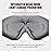 Sleep Mask, 3D Deep Contoured Eye Covers for Sleeping, 99% Block Out Light Eye Mask, Zero Pressure Cup Blindfold for Men Women, with Adjustable Strap for Sleeping, Yoga, Traveling (Grey)