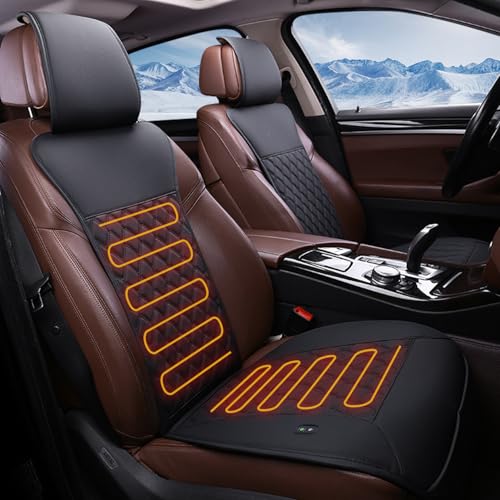 LUSRAIT Seat Cushion Comfortable Seat Cover with Full Back Support Universal for Front Seat in Winter
