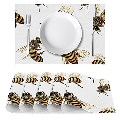 Sets de table antidérapants bourdon la solution contre les rayures de table - 3