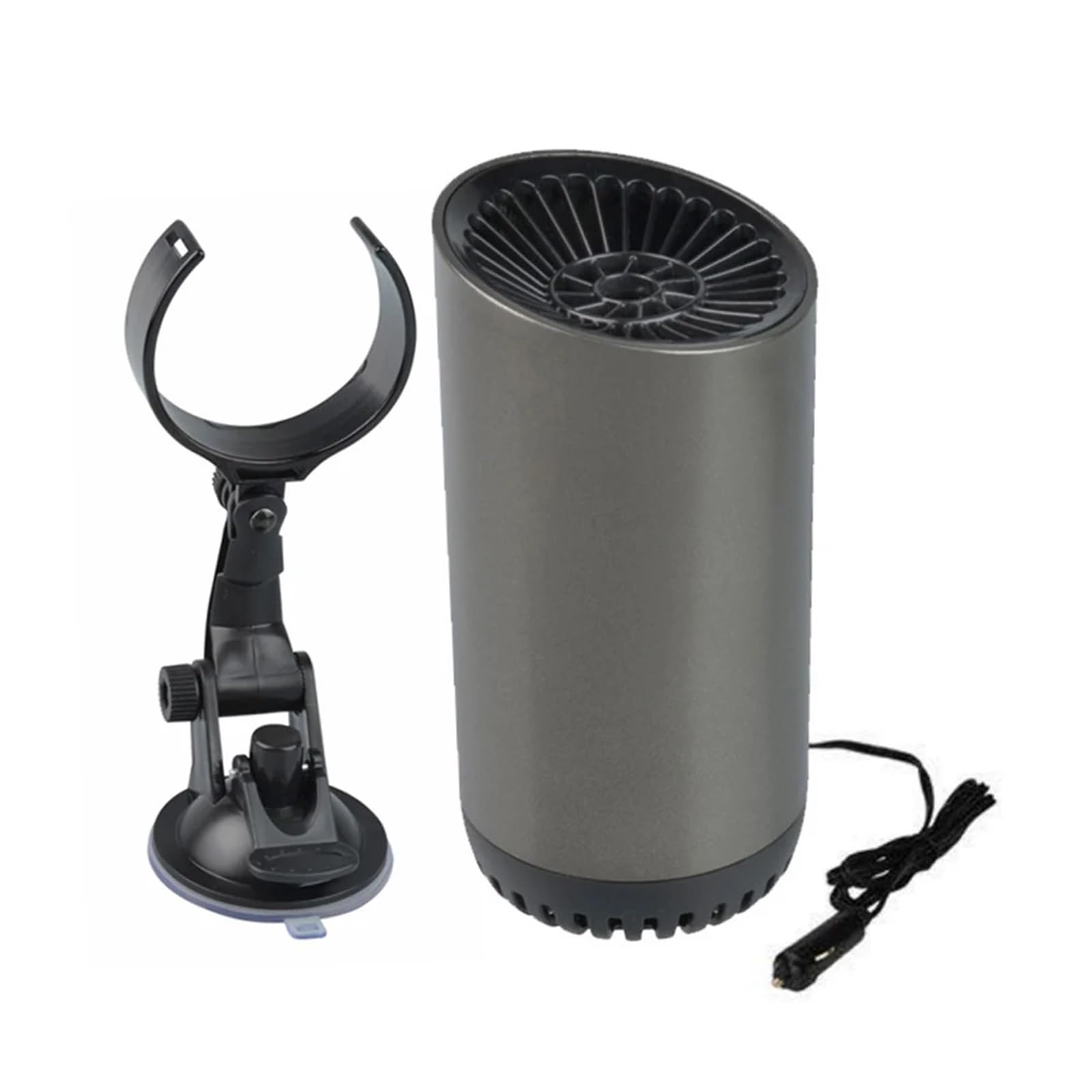 12V Vehicle Windshield Heater Heating Cooling Fan Car Heater Demister Defogger Frost Snow Fog Removal Machine Auto Accessories(With Bracket)