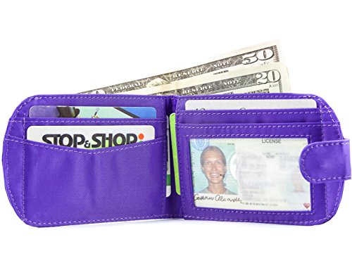 Image of Big Skinny Women's Taxicat Bi-Fold Slim Wallet, Holds Up to 25 Cards