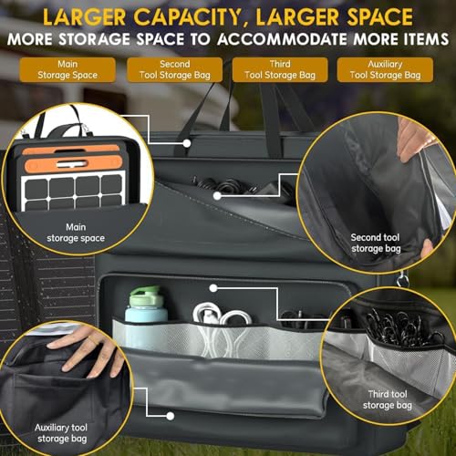 Sac de transport à double couche robuste pour panneaux solaires - 7