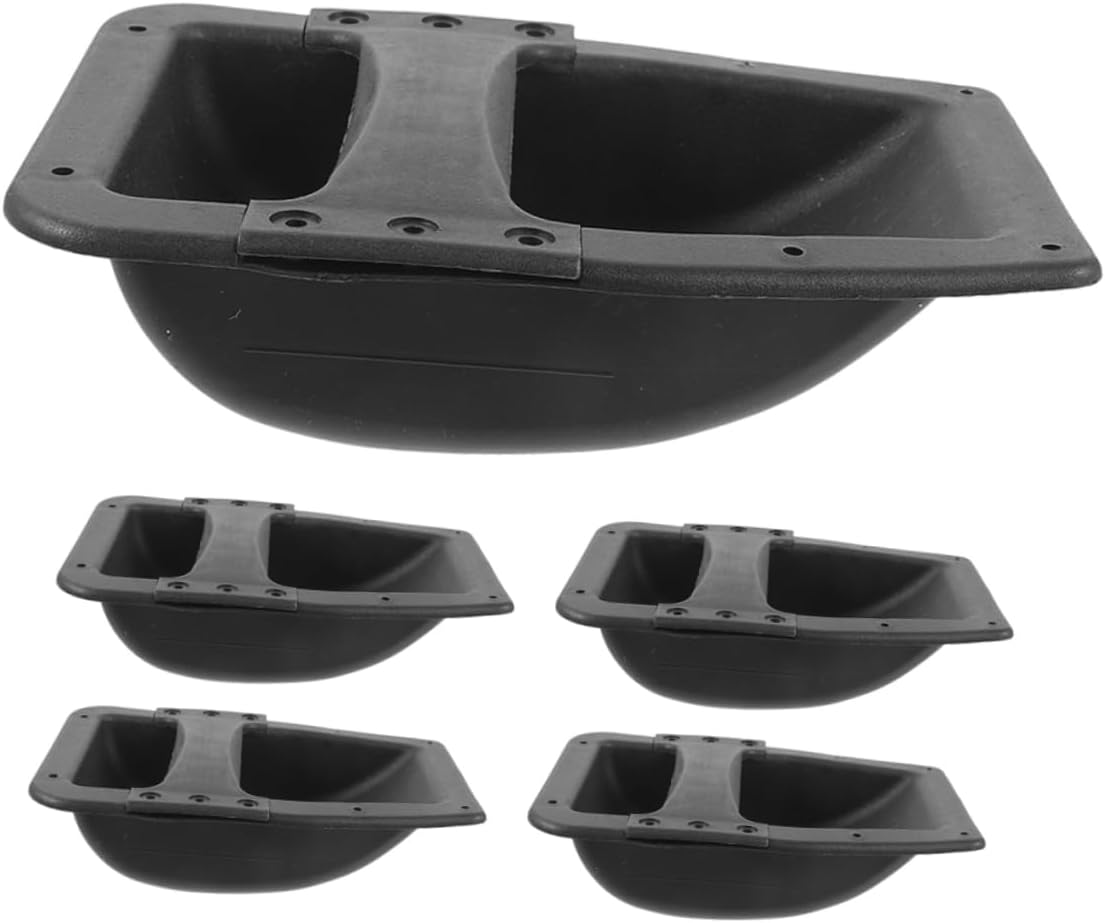 Milisten 5pcs Professional Stage Use Speaker Side Handle Large Ergonomic Handle for Plastic Audio Speaker Parts Case Box Replacement