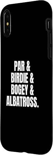 Miniatura 2 de iPhone XXS Par Birdie Bogey Albatross Golf Golfer Cute Funny Fan Gag Case