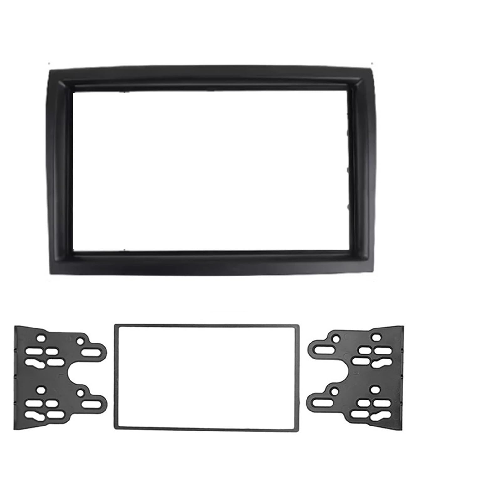 Compatible con Citroen Jumper Compatible con Peugeot Boxer Compatible con FIAT Adaptador Marco embellecedor Tablero Doble 2 DIN Radio Fascia Marcos para Dispositivos